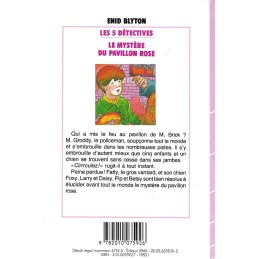 Les 5 Détectives: Le Mystère du pavillon rose Livre d'occasion Bibliothèque Rose