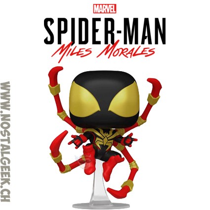 Funko Pop N°1448 Spider-Man Miles Morales Iron Spider Vinyl Figur