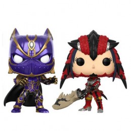 Funko Funko Pop Games Marvel Vs Capcom Black Panther vs Monster Hunter 2-Pack Vaulted Vinyl Figure