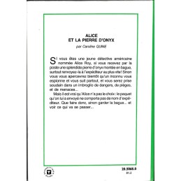 Alice et la Pierre d'Onyx Livre d'occasion Bibliothèque verte