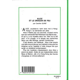Alice et le Dragon de Feu Pre-owned book Bibliothèque verte