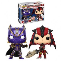 Funko Funko Pop Games Marvel Vs Capcom Black Panther vs Monster Hunter 2-Pack Vaulted