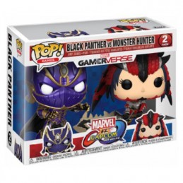 Funko Funko Pop Games Marvel Vs Capcom Black Panther vs Monster Hunter 2-Pack Vaulted Vinyl Figure