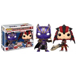 Funko Funko Pop Games Marvel Vs Capcom Black Panther vs Monster Hunter 2-Pack Vaulted