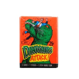 Topps 1988 Topps Dinosaurs Attack! Pack Sammelkarten, versiegeltes Paket