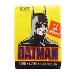 Topps 1989 Topps Batman Pack Sammelkarten, versiegeltes Paket