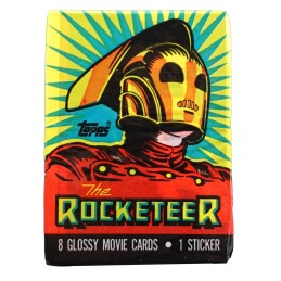 Topps 1991 Topps Rocketeer Pack scellé de cartes à collectionner.