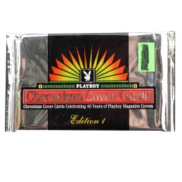 Playbox 1995 Playboy Chromium Cover Cards Trading Cards Sealed Pack.