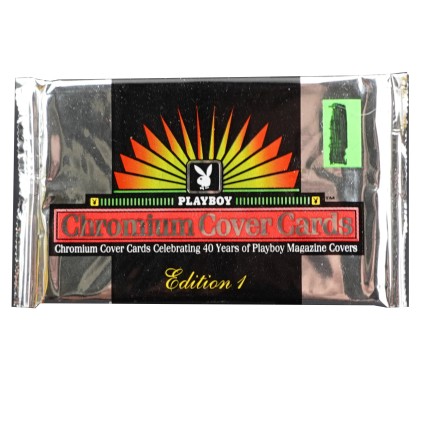 Playbox 1995 Playboy Chromium Cover Cards Trading Cards Sealed Pack.