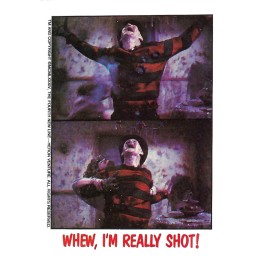 Topps 1985 Topps Fright Flicks N°61 A Nightmare on Elm Street III Sammelkarte