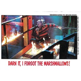 Topps 1985 Topps Fright Flicks N°41 A Nightmare on Elm Street II Trading Card