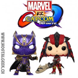 Funko Funko Pop Games Marvel Vs Capcom Black Panther vs Monster Hunter 2-Pack Vaulted