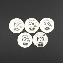 Pogman Set of 5 second hand Pog (Loose).