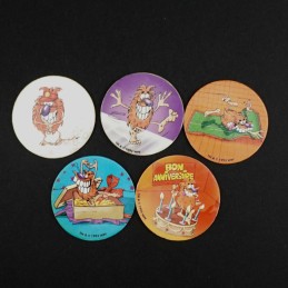 Pogman Lot de 5 Pogs d'occasion (Loose)