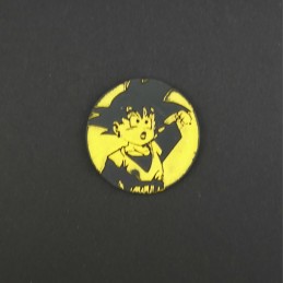 Dragon Ball Z Goku (Jaune) Pog Slammer d'occasion (Loose)