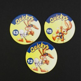 Nesquik Quicky Lot de 3 Pogs d'occasion (Loose).