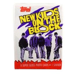 Topps 1989 Topps New Kids on the Block Pack Trading Cards Sealed Pack