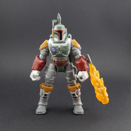 Hasbro Star Wars Super Hero Mashers Boba Fett gebrauchte Figur (Loose).