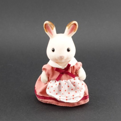 Sylvanian Families U-62 Chocolat Rabbit Mother Gebrauchte Figur (Loose)
