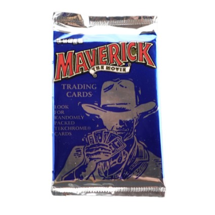 1994 Cardz Maverick the Movie Sammelkarten versiegeltes Paket