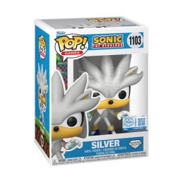 Funko Pop N°1103 Sonic The Hedgehog Silver Diamond Collection Edition Limitée