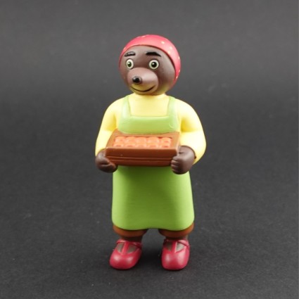 Little Brown Bear The farmer Used figurine (Loose)