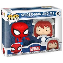 Funko Spider-Man and MJ Wedding Pop! 2-Pack Vinyl Figures