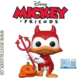 Funko Pop N°1446 Mickey and Friends Devil Donald with Pumpkin Edition Limitée