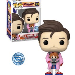 Funko Pop N°1239 Spider-Man: Across the Spider-Verse Peter B. Parker & Mayday Parker Exclusive Vinyl Figur