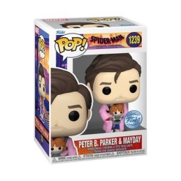 Funko Pop N°1239 Spider-Man: Across the Spider-Verse Peter B. Parker & Mayday Parker Edition Limitée