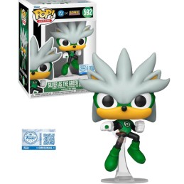 Funko Pop N°592 DC X Sonic The Hedgehog Silver as Green Lantern Exclusive Vinyl Figure