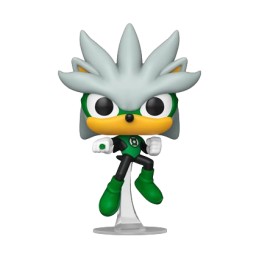 Funko Pop N°592 DC X Sonic The Hedgehog Silver as Green Lantern Exclusive Vinyl Figur