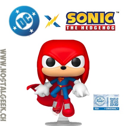 Funko Pop N°596 DC X Sonic The Hedgehog Knucles as Superman Edition Limitée