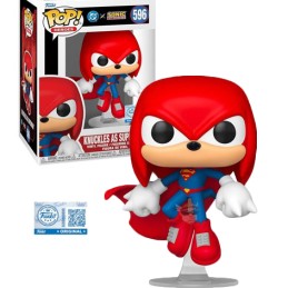 Funko Pop N°596 DC X Sonic The Hedgehog Knucles as Superman Edition Limitée