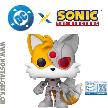 Funko Pop N°594 DC X Sonic The Hedgehog Tails As Cyborg Edition Limitée