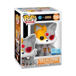 Funko Pop N°594 DC X Sonic The Hedgehog Tails As Cyborg Exclusive Vinyl Figur