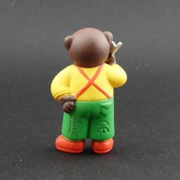 Kleiner brauner mit Telefon Gebrauchte Figur (Loose)