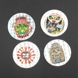 Mad Caps Lot de 4 Pogs d'occasion (Loose)