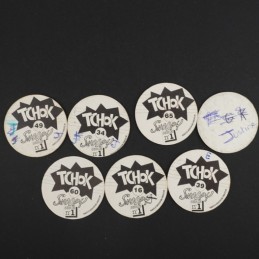 Snoopy Set of 7 second hand Pog (Loose) Lot 3
