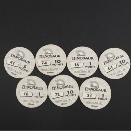 Dinosaurs Set of 7 second hand Pog (Loose) Lot 3