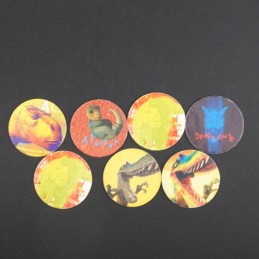 Dinosaurs Lot de 7 Pogs d'occasion (Loose)
