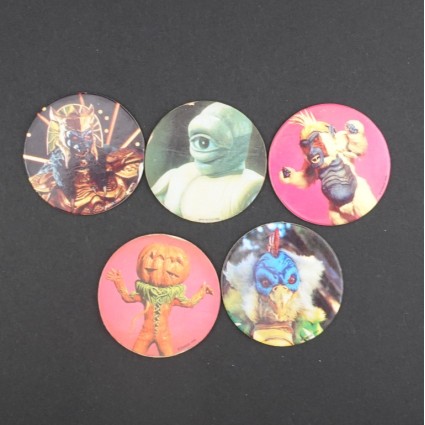 Power Rangers Set of 5 second hand Pog (Loose)