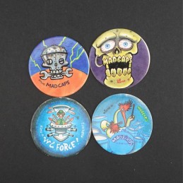 Mad Caps Set of 4 second hand Pog (Loose) Lot 2
