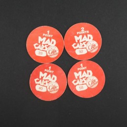 Mad Caps Lot von 4 gebrauchten Pogs (Loose) Lot 2