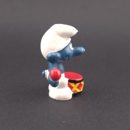 Schleich The Smurfs - Smurf with a drum second hand Figure (Loose)