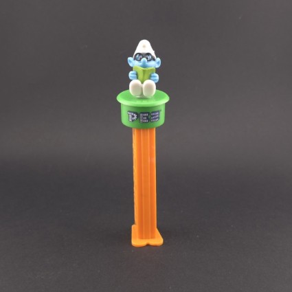 Pez Die Schlümpfe – Schlumpf-Schlaumeier Gebrauchter Pez-Spender (Loose)