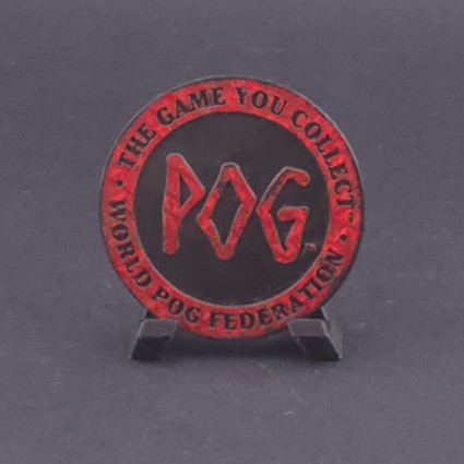 World Pog Federation (Red) Used Pog slammer (Loose)