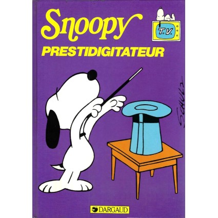 Dargaud Snoopy Prestidigitateur Gebrauchtbuch Bibliothèque Rose