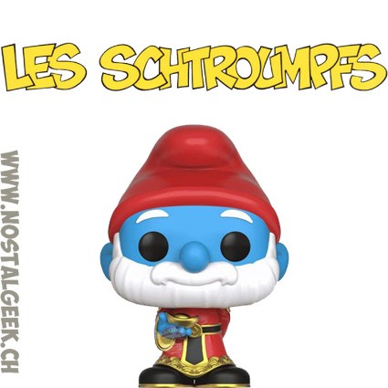 Funko Pop Asia N°206 Les Schtroumpfs Grand Schtroumpf Edition Limité