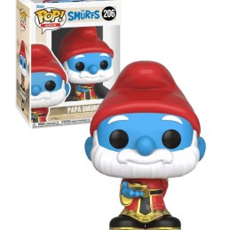 Funko Pop Asia N°206 The Smurfs Papa Smurf Exclusive Vinyl Figure